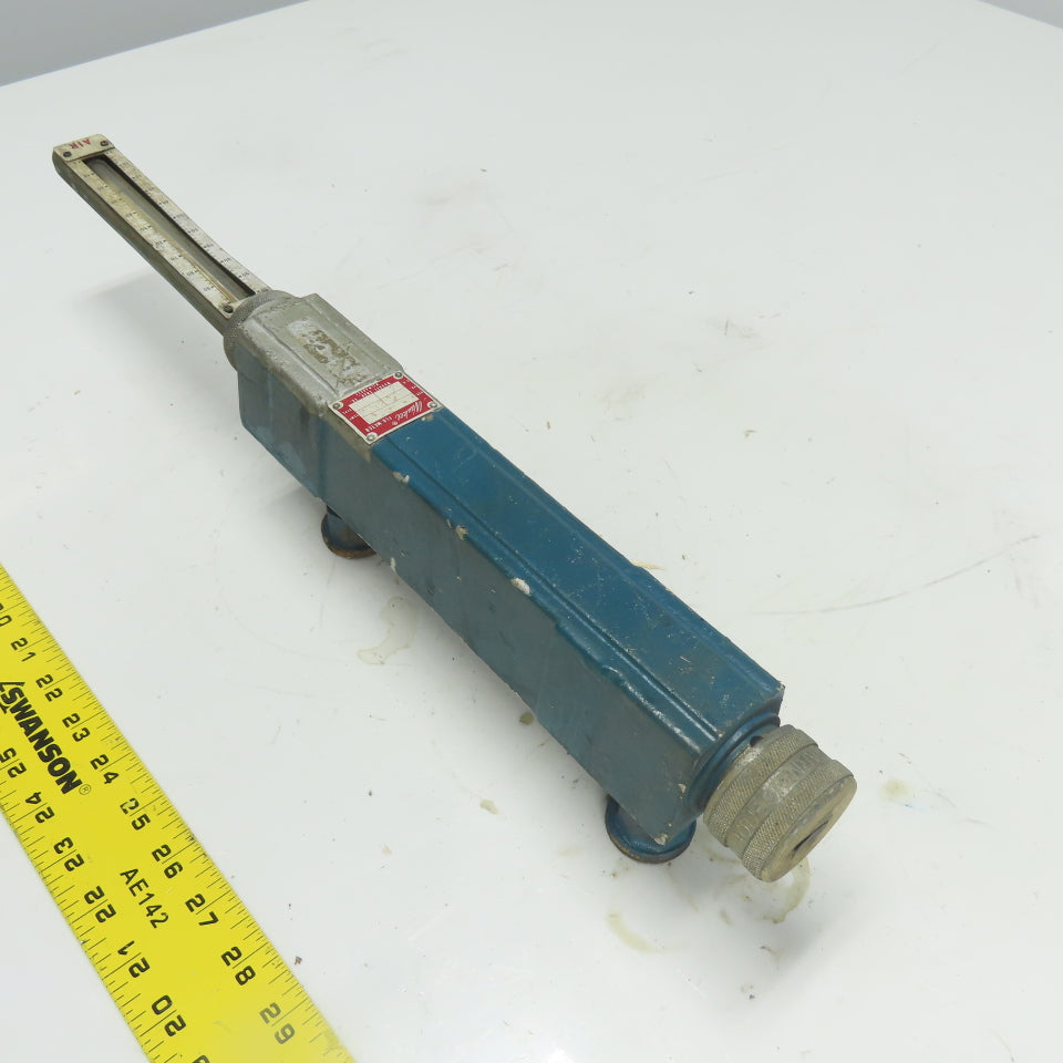Waukee MV-6 Flow Meter 80SIG 70°F Temp 1.0SG 0-100CFH Air