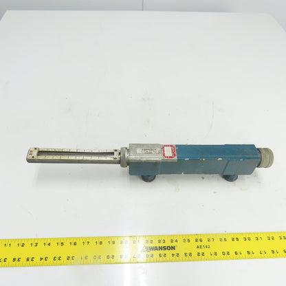 Waukee MV-6 Flow Meter 80SIG 70°F Temp 1.0SG 0-100CFH Air