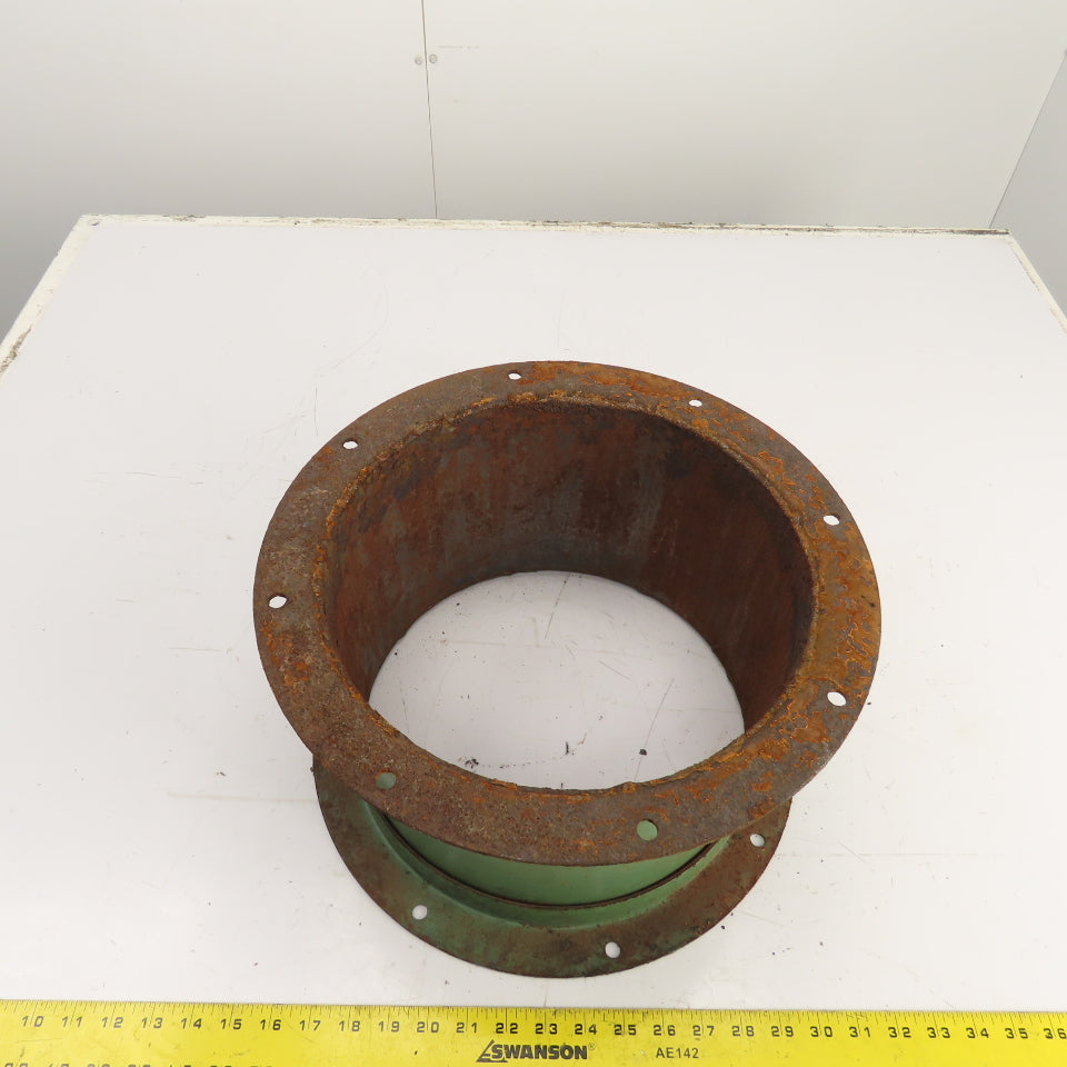 12" x 12" Flanged Steel Pipe Duct Coupling Connector Adapter 8-1/2" Long