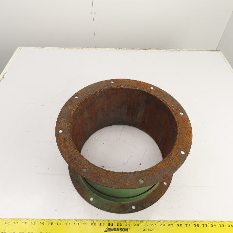 12" x 12" Flanged Steel Pipe Duct Coupling Connector Adapter 8-1/2" Long