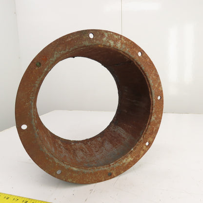 12" x 12" Flanged Steel Pipe Duct Coupling Connector Adapter 8-1/2" Long