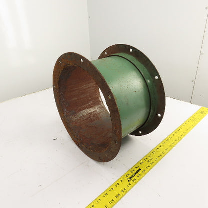 12" x 12" Flanged Steel Pipe Duct Coupling Connector Adapter 8-1/2" Long