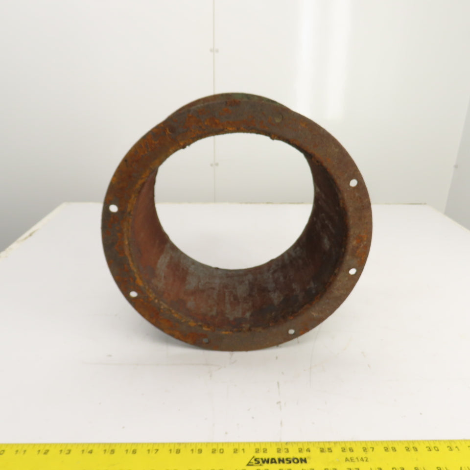 12" x 12" Flanged Steel Pipe Duct Coupling Connector Adapter 8-1/2" Long