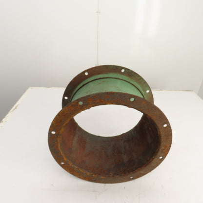 12" x 12" Flanged Steel Pipe Duct Coupling Connector Adapter 8-1/2" Long