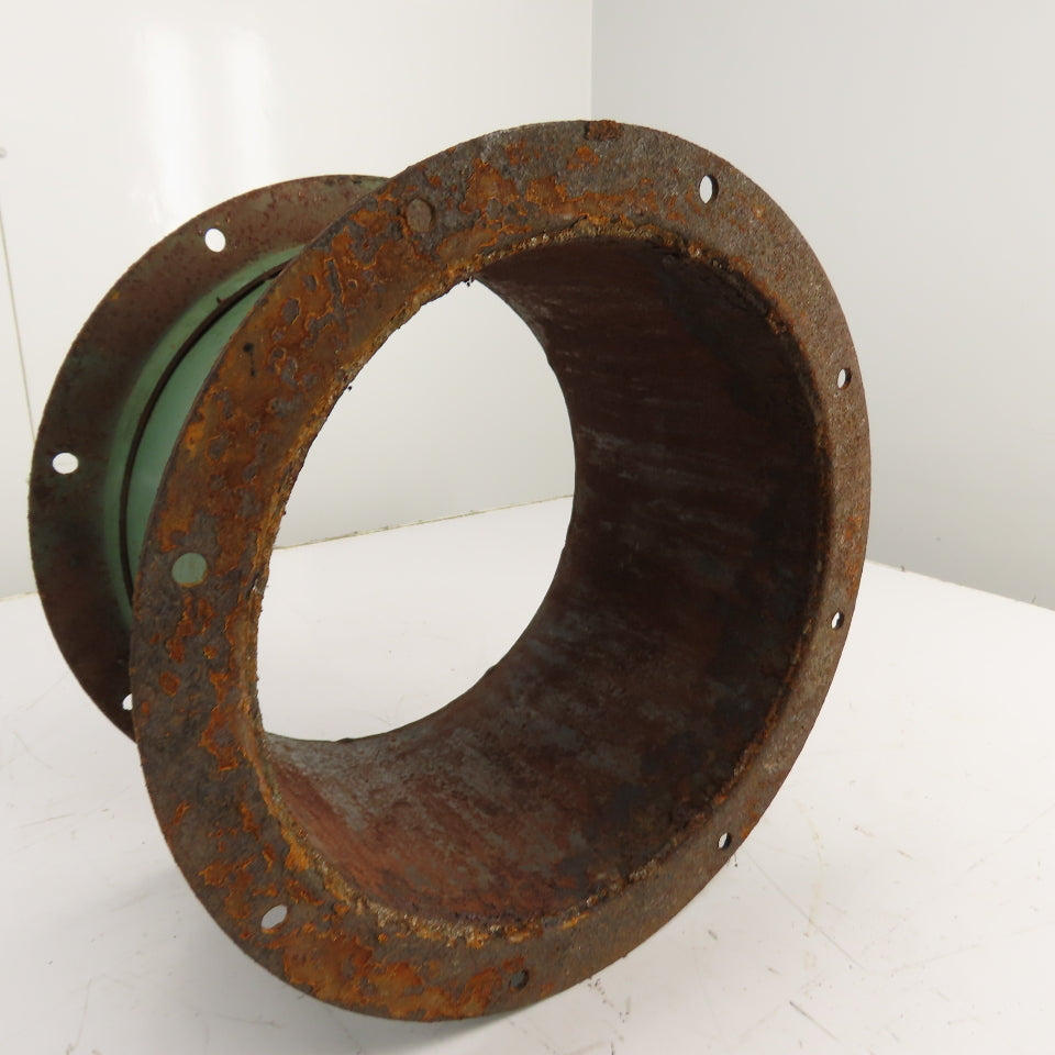 12" x 12" Flanged Steel Pipe Duct Coupling Connector Adapter 8-1/2" Long