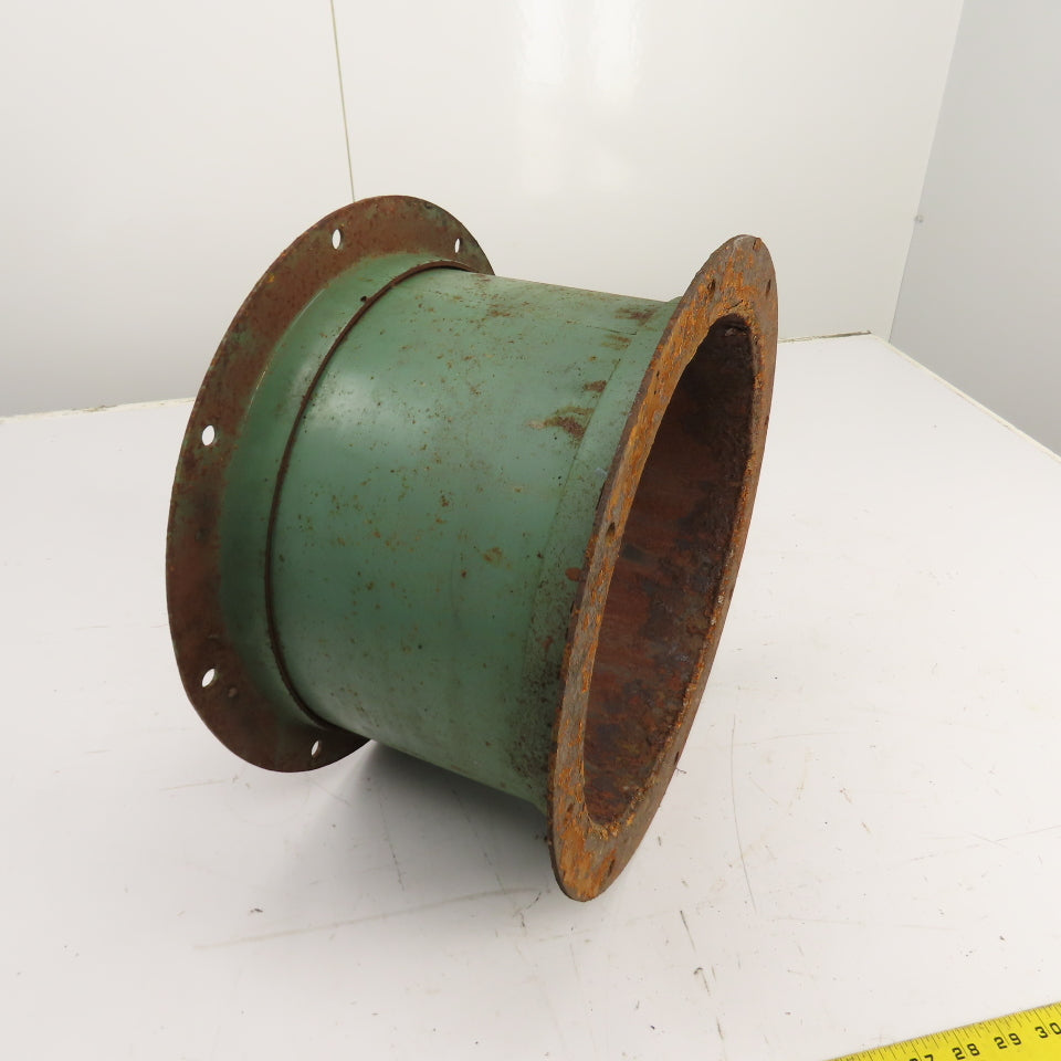 12" x 12" Flanged Steel Pipe Duct Coupling Connector Adapter 8-1/2" Long