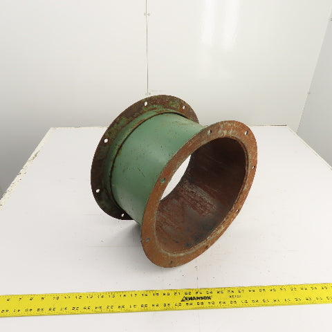 12" x 12" Flanged Steel Pipe Duct Coupling Connector Adapter 8-1/2" Long