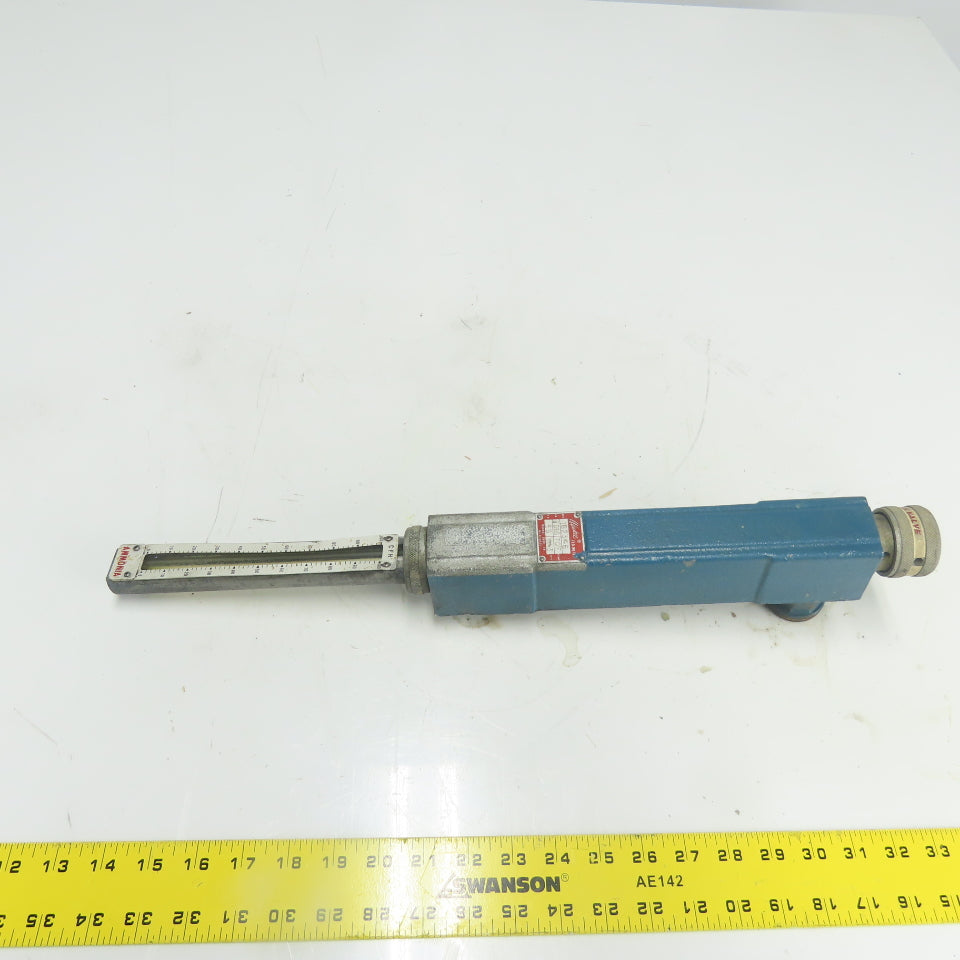 Waukee MV-5 Flow Meter 80SIG 70°F Temp .59SG 0-100CFH Ammonia