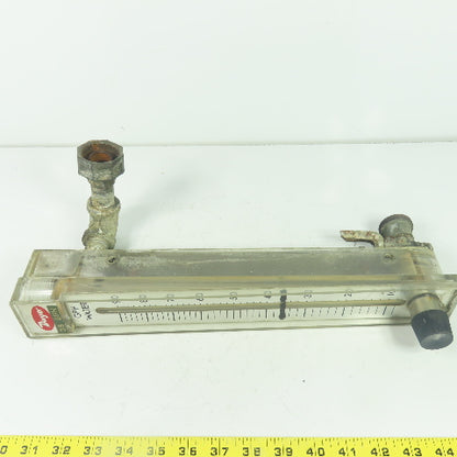 Dwyer Flow Meter 0-90GPH Water 240KPA 35PSIG 130°F Max