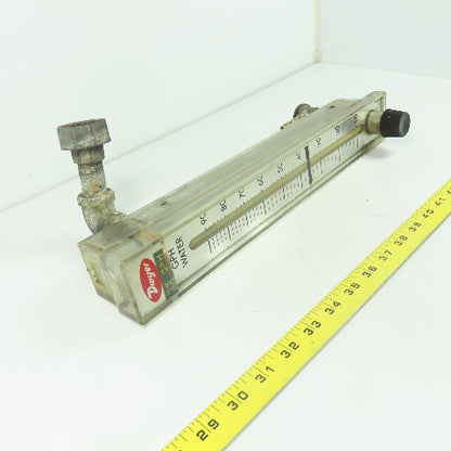Dwyer Flow Meter 0-90GPH Water 240KPA 35PSIG 130°F Max