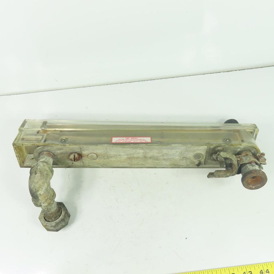 Dwyer Flow Meter 0-90GPH Water 240KPA 35PSIG 130°F Max