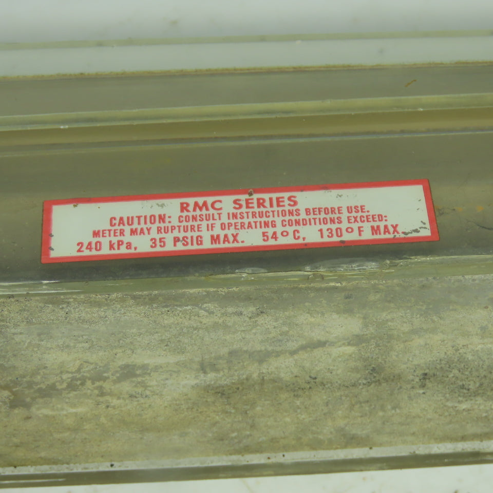 Dwyer Flow Meter 0-90GPH Water 240KPA 35PSIG 130°F Max