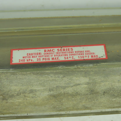 Dwyer Flow Meter 0-90GPH Water 240KPA 35PSIG 130°F Max