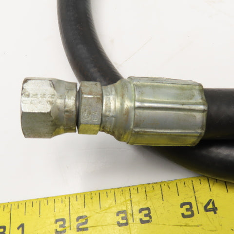 Gates 3/8" (-6) JIC Swivel Female Ends Hydraulic Hose Assembly 4800PSI 47"
