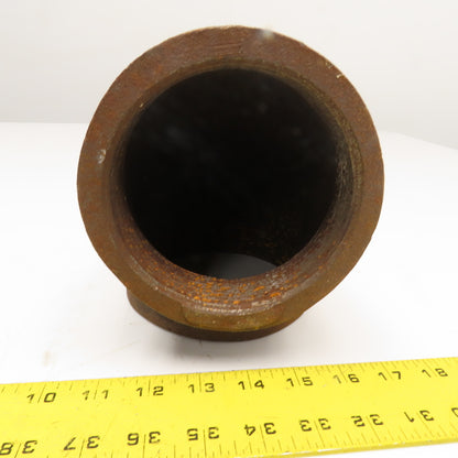 4" NPT Black Iron Pipe 90° Elbow USA