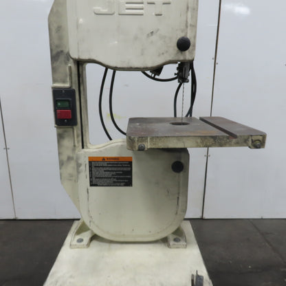 Jet JWBS-12OS 1/2HP 12" Open Stand Vertical Bandsaw 115V 1Ph