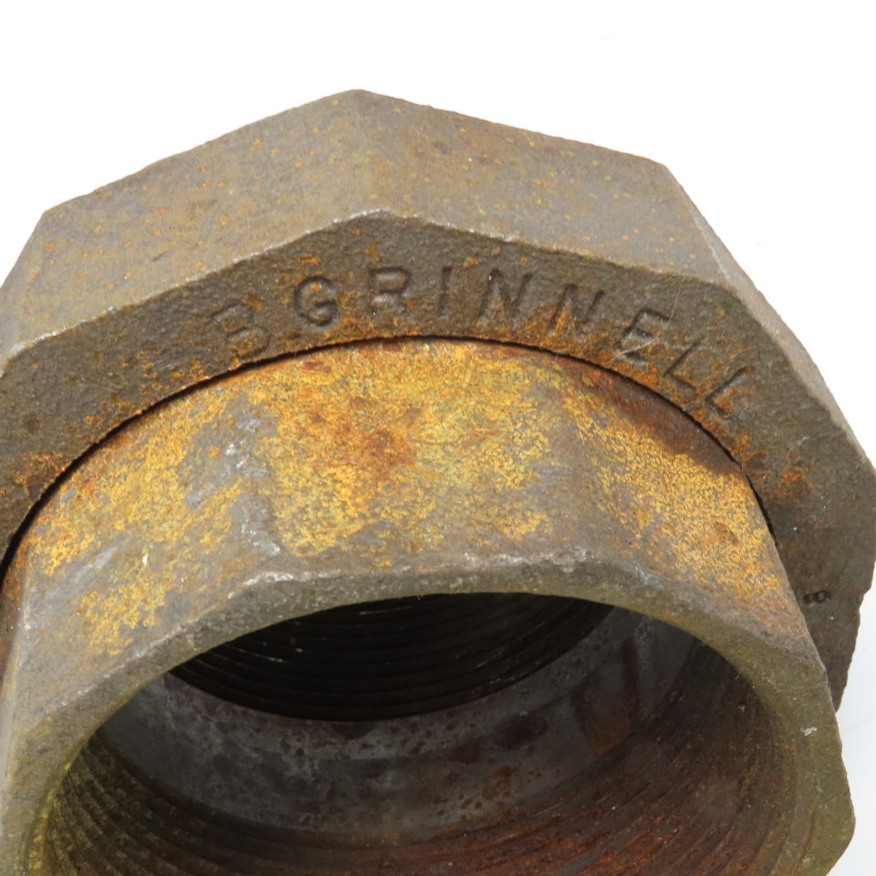Grinnell 3" NPT Black Iron Pipe Union CL 150