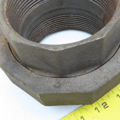 Grinnell 3" NPT Black Iron Pipe Union CL 150