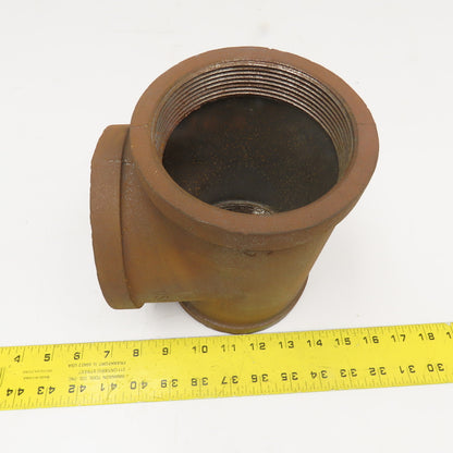Grinnell 4" NPT Black Iron Pipe TEE USA