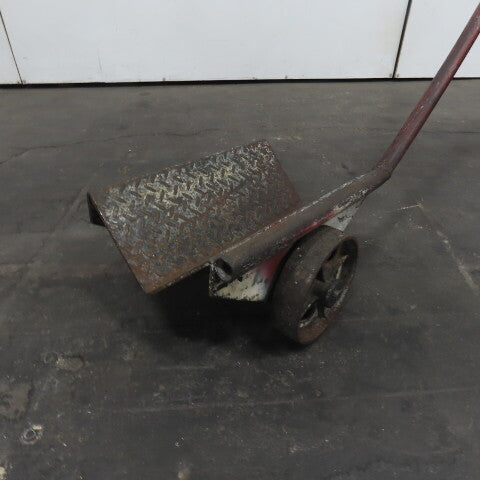 Industrial Material Handling Steel Tube Bundle Parts Cart 18" x 10" V-Deck