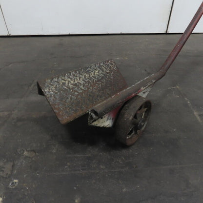 Industrial Material Handling Steel Tube Bundle Parts Cart 18" x 10" V-Deck