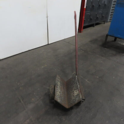 Industrial Material Handling Steel Tube Bundle Parts Cart 18" x 10" V-Deck