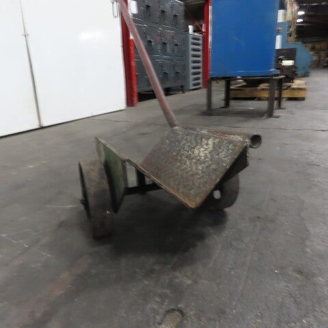 Industrial Material Handling Steel Tube Bundle Parts Cart 18" x 10" V-Deck