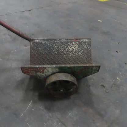 Industrial Material Handling Steel Tube Bundle Parts Cart 18" x 10" V-Deck