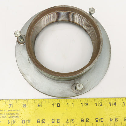4" NPT Female Pipe Bolt On Dust Collector Table Saw Flange