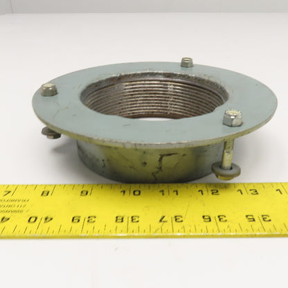 4" NPT Female Pipe Bolt On Dust Collector Table Saw Flange