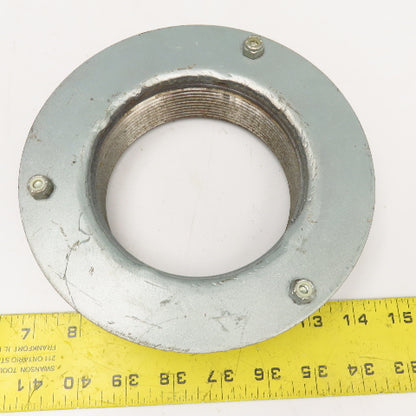 4" NPT Female Pipe Bolt On Dust Collector Table Saw Flange