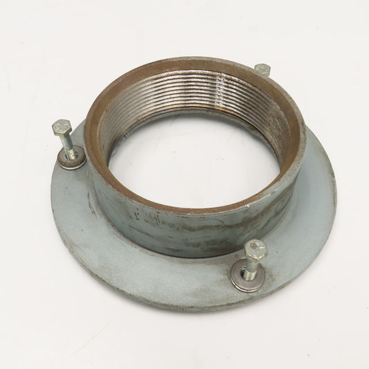 4" NPT Female Pipe Bolt On Dust Collector Table Saw Flange