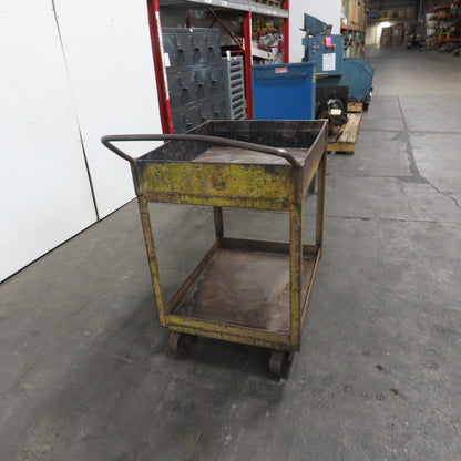 Steel Industrial Rolling Utility Maintenance Cart 30" x 24" x 37" Tall