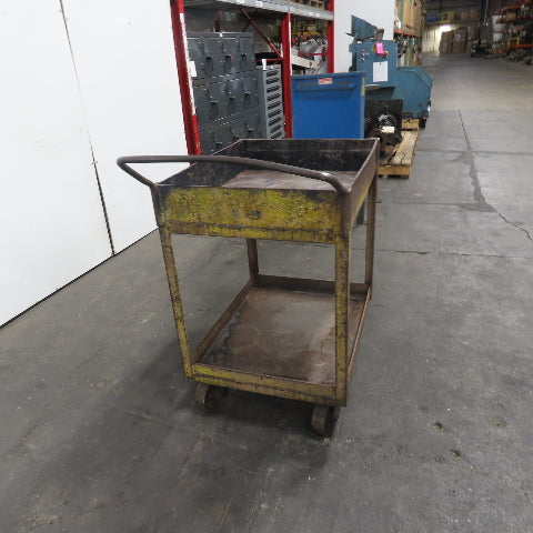 Steel Industrial Rolling Utility Maintenance Cart 30" x 24" x 37" Tall