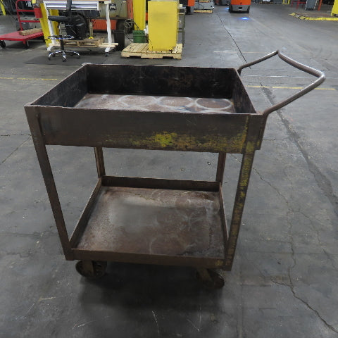 Steel Industrial Rolling Utility Maintenance Cart 30" x 24" x 37" Tall