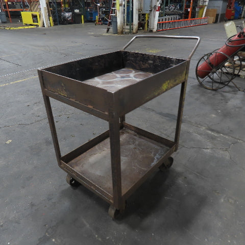 Steel Industrial Rolling Utility Maintenance Cart 30" x 24" x 37" Tall