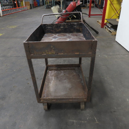 Steel Industrial Rolling Utility Maintenance Cart 30" x 24" x 37" Tall
