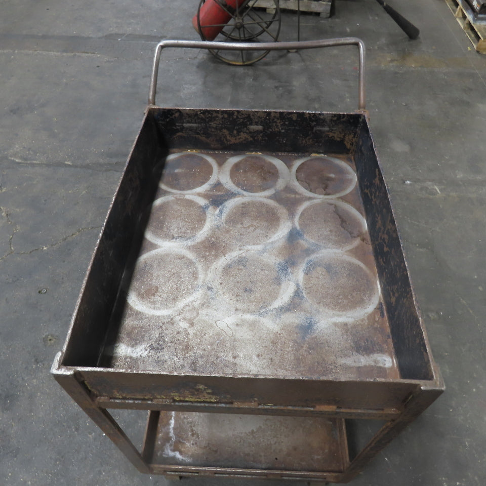 Steel Industrial Rolling Utility Maintenance Cart 30" x 24" x 37" Tall
