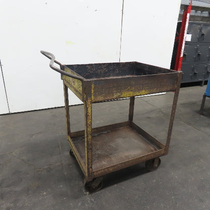 Steel Industrial Rolling Utility Maintenance Cart 30" x 24" x 37" Tall