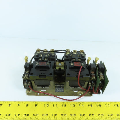 Allen Bradley 705-B0D103 Size 1 Reversing Starter 7-1/2-10HP 200-600V 120V Coil