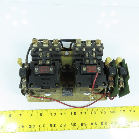 Allen Bradley 705-B0D103 Size 1 Reversing Starter 7-1/2-10HP 200-600V 120V Coil