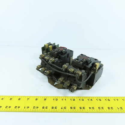 Allen Bradley 705-B0D103 Size 1 Reversing Starter 7-1/2-10HP 200-600V 120V Coil