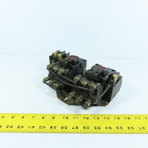 Allen Bradley 705-B0D103 Size 1 Reversing Starter 7-1/2-10HP 200-600V 120V Coil
