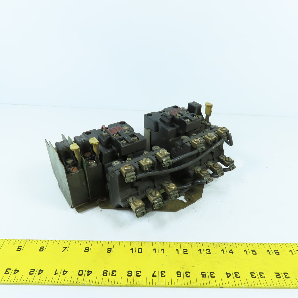 Allen Bradley 705-B0D103 Size 1 Reversing Starter 7-1/2-10HP 200-600V 120V Coil