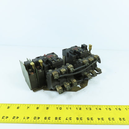 Allen Bradley 705-B0D103 Size 1 Reversing Starter 7-1/2-10HP 200-600V 120V Coil