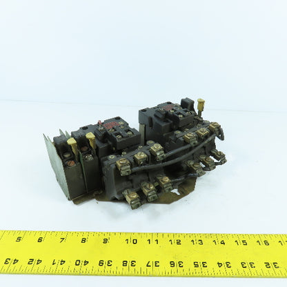 Allen Bradley 705-B0D103 Size 1 Reversing Starter 7-1/2-10HP 200-600V 120V Coil