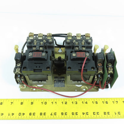 Allen Bradley 705-B0D103 Size 1 Reversing Starter 7-1/2-10HP 200-600V 120V Coil