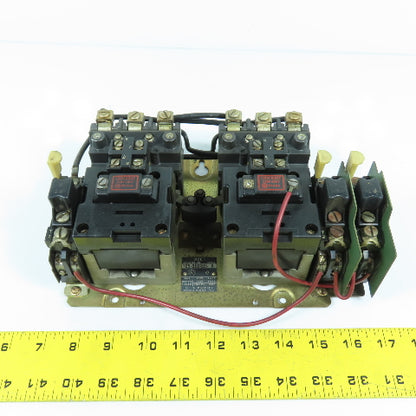 Allen Bradley 705-B0D103 Size 1 Reversing Starter 7-1/2-10HP 200-600V 120V Coil