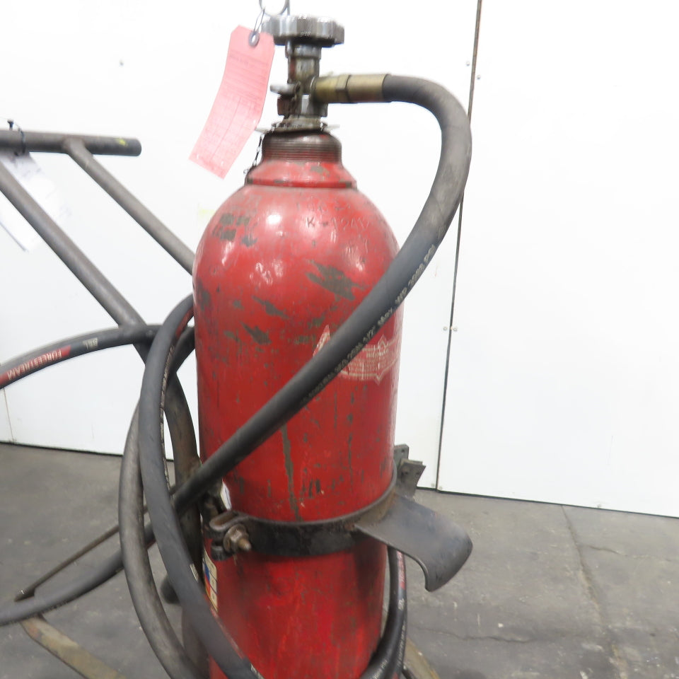 Portable Wheeled Carbon Dioxide Stored Pressure Fire Extinguisher