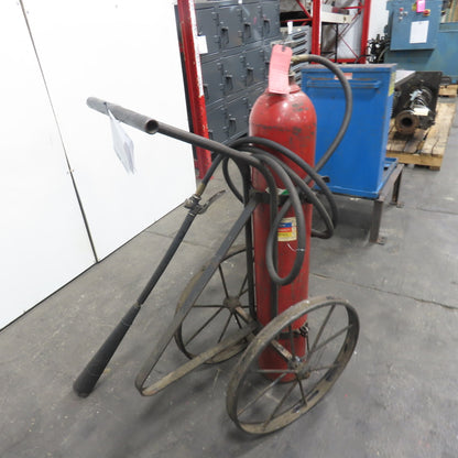Portable Wheeled Carbon Dioxide Stored Pressure Fire Extinguisher